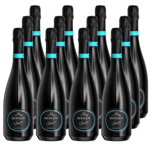 Zonin Prosecco Cuvee DOC 1821 Crate of 12 Prosecco